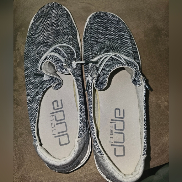 Wendy Sox Hey Dudes In Dark Grey - Picture 2 of 5